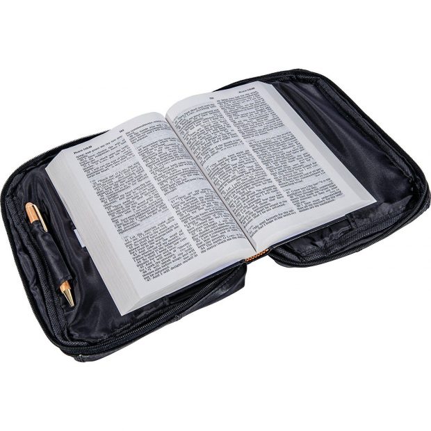Womens Genuine Leather Embossed Bible Cover - Image 4