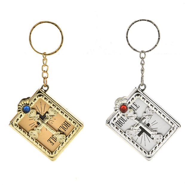 Gold Mini Bible Keychain - Image 6
